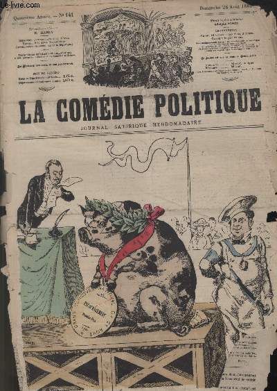La comdie politique N141, Grand concours national du 21 aot 1881.
