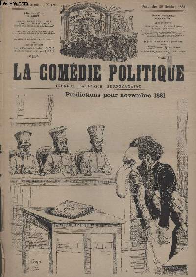La comdie politique N150, Prdictions pour novembre 1881
