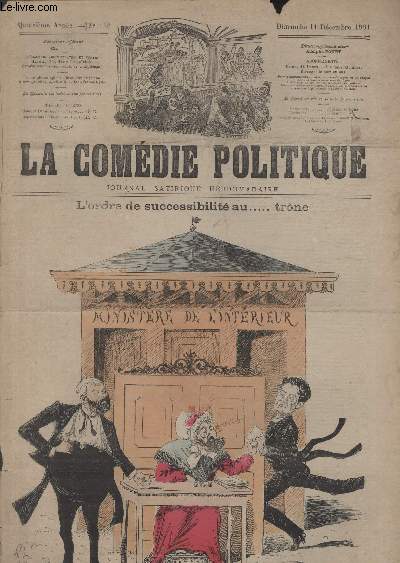 La comdie politique N156, L'ordre de successibilit au trne.