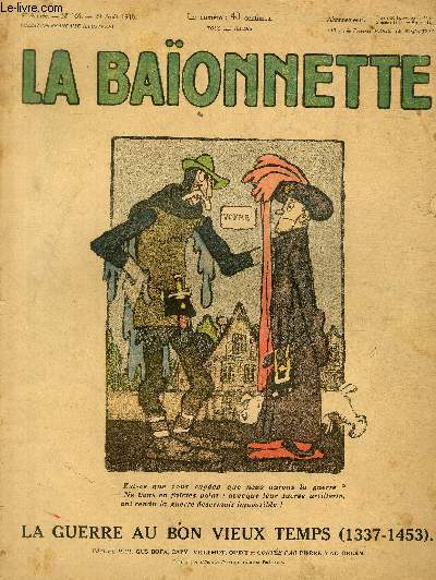 La Baonnette, 2 srie, N165, La guerre au bon vieux temps.