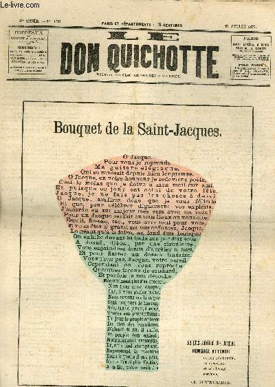 Le Don Quichotte N162, Bouquet de la saint Jacques.
