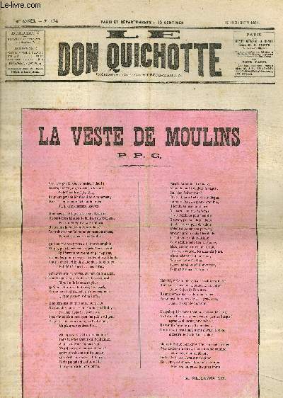 Le Don Quichotte N174, la veste de Moulins, PPC.