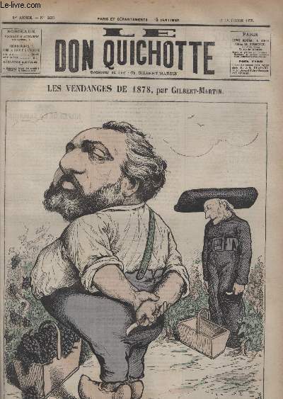 Le Don Quichotte N225, Les vendanges de 1878.