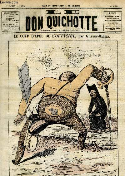 Le Don Quichotte N302, Coup d'pe de l'Officiel.