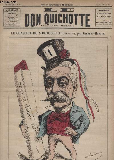 Le Don Quichotte N594, Le conscrit du 4 octobre.