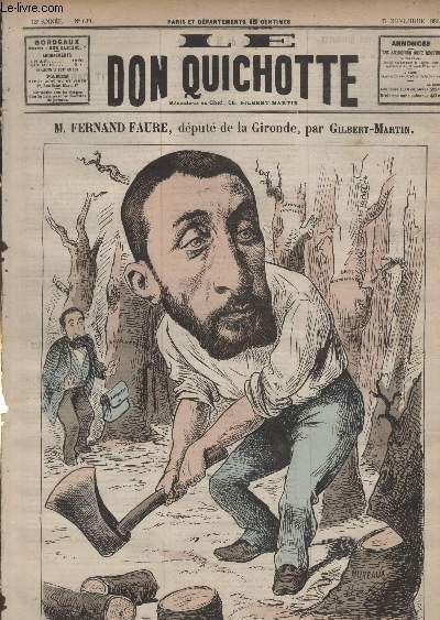 Le Don Quichotte N649, M.Fernand Faure, dput de la Gironde.