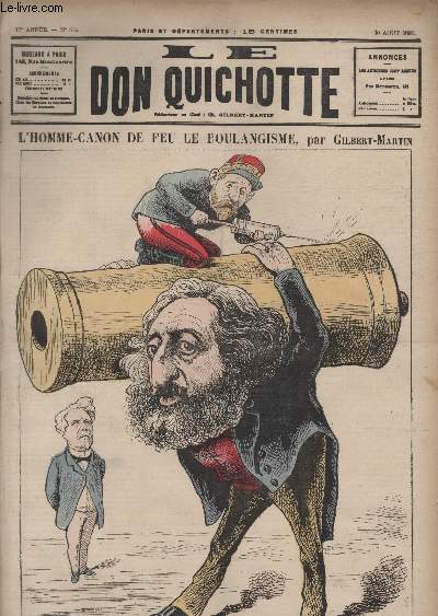 Le Don Quichotte N844, L'homme-canon de feu le boulangisme.