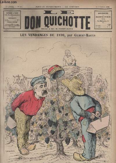 Le Don Quichotte N850, Les vendanges de 1890