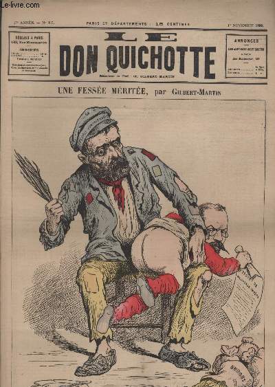 Le Don Quichotte N853, Une fesse mrite.