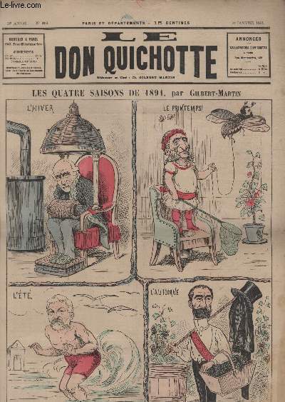 Le Don Quichotte N863, Les quatre saisons de 1891.