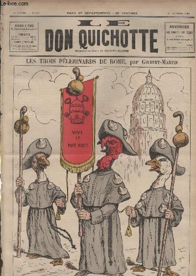 Le Don Quichotte N902, Les trois plerinards de Rome.