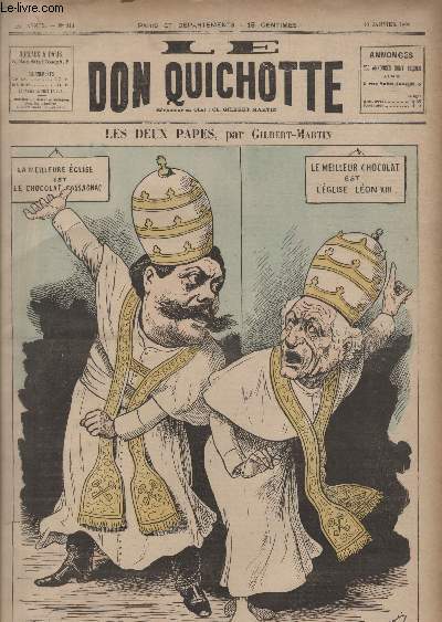 Le Don Quichotte N914, Les deux papes.