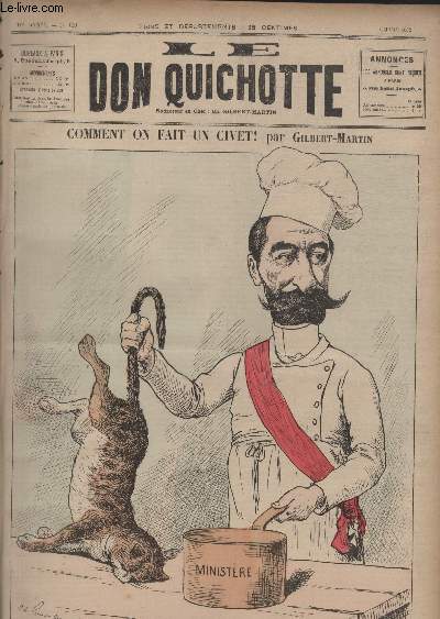 Le Don Quichotte N923, Comment on fait un civet!