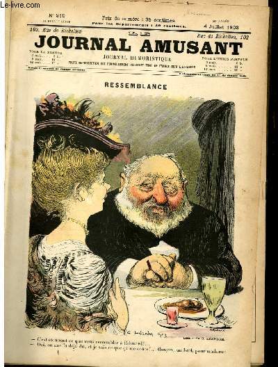 Le journal amusant - nouvelle srie N210. Ressemblance
