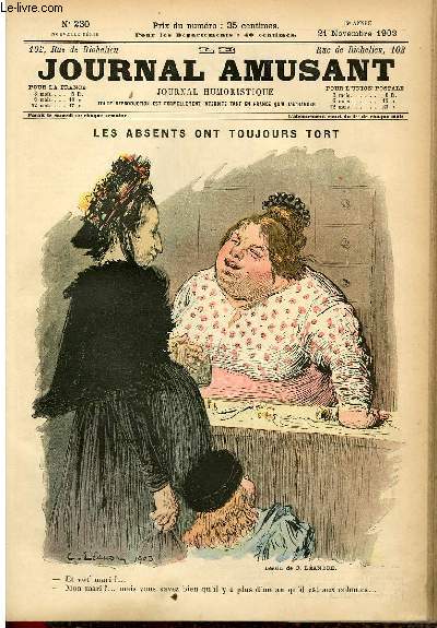 Le journal amusant - nouvelle srie N230 - Les absents ont toujours tort.