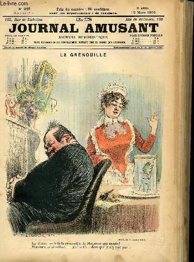 Le journal amusant - nouvelle srie N246 - La grenouille.
