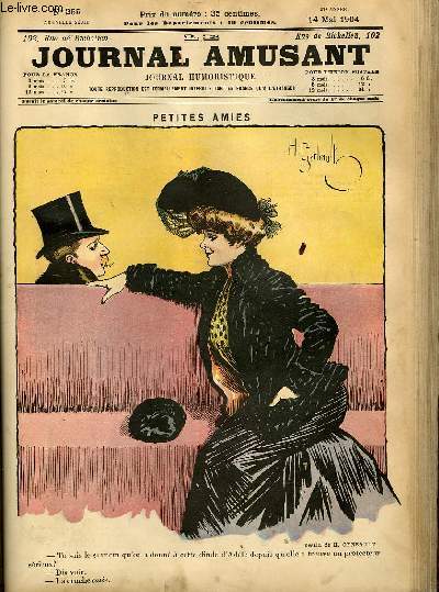 Le journal amusant - nouvelle srie N255. Petites amies