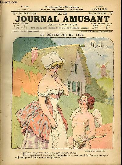 Le journal amusant - nouvelle srie N263. Le desespoir de Lise