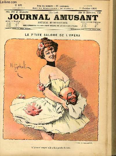 Le journal amusant - nouvelle srie N275. La petite salom de l'opra