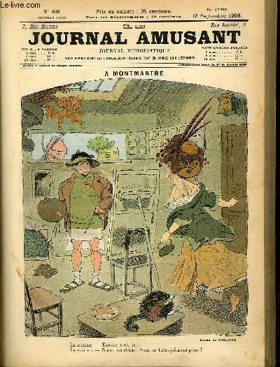 Le journal amusant - nouvelle srie N481. A montmartre