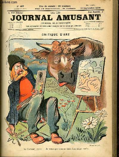Le journal amusant - nouvelle srie N482. Critique d'art
