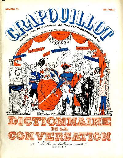 LE CRAPOUILLOT, N33 DICTIONNAIRE DE LA CONVERSATION