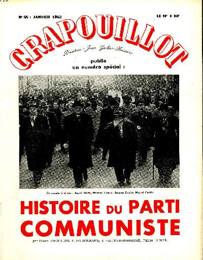 LE CRAPOUILLOT, N55: HISTOIRE DU PARTI COMMUNISTE