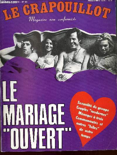 LE CRAPOUILLOT, NOUVELLE SERIE, N46: LE MARIAGE 