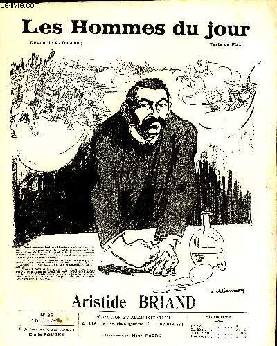 LES HOMMES DU JOUR N 26. ARISTIDE BRIAND.