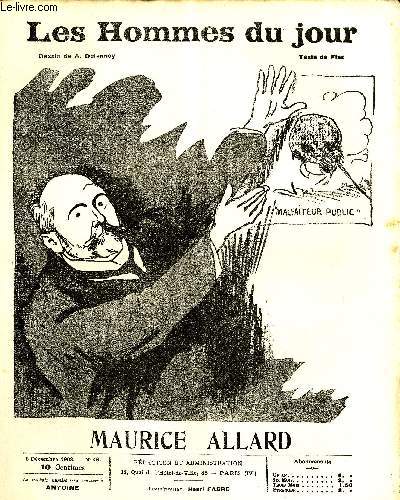 LES HOMMES DU JOUR N 46. MAURICE ALLARD.