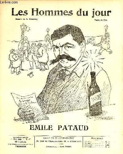 LES HOMMES DU JOUR N 67. EMILE PATAUD.