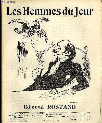 LES HOMMES DU JOUR N 91. EDMOND ROSTAND.