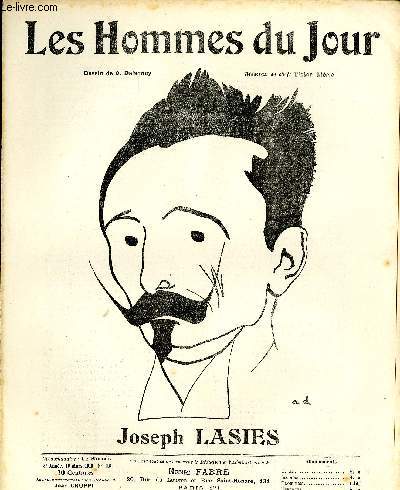 LES HOMMES DU JOUR N 113. JOSEPH LASIES.