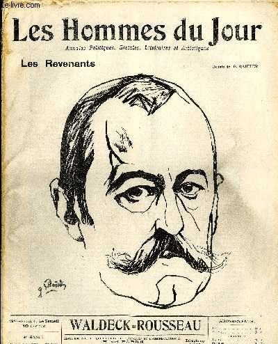 LES HOMMES DU JOUR N 162. WALDECK = ROUSSEAU.