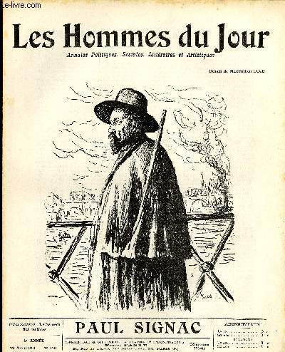 LES HOMMES DU JOUR N 170. PAUL SIGNAC.