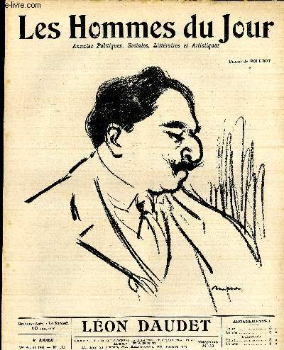 LES HOMMES DU JOUR N 171. LEON DAUDET.