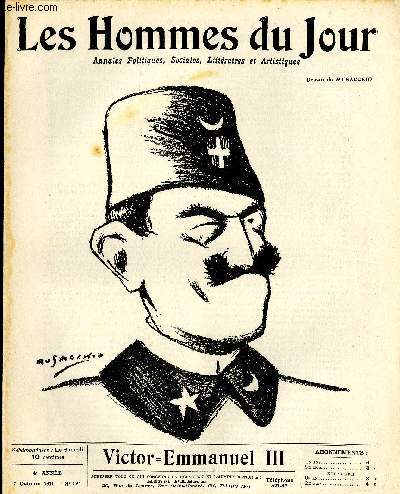 LES HOMMES DU JOUR N 194. VICTOR = EMMANUEL III.