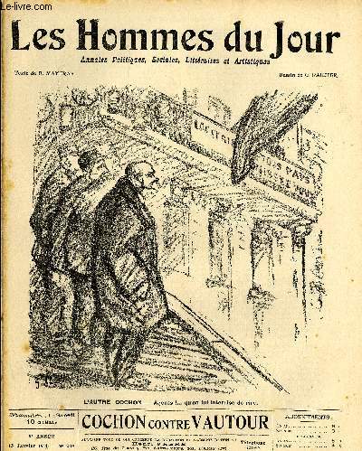 LES HOMMES DU JOUR N 208. COCHON CONTRE VAUTOUR.