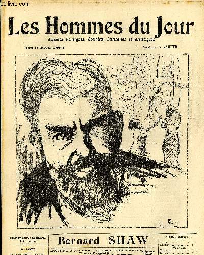 LES HOMMES DU JOUR N 217. BERNARD SHAW.