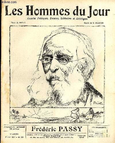 LES HOMMES DU JOUR N 230. FREDERIC PASSY.