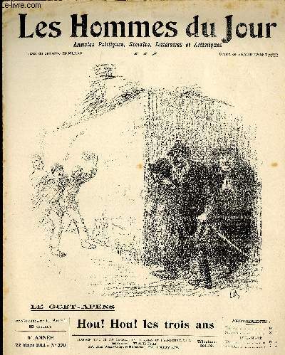 LES HOMMES DU JOUR N 270. HOU! HOU! LES TROIS ANS.