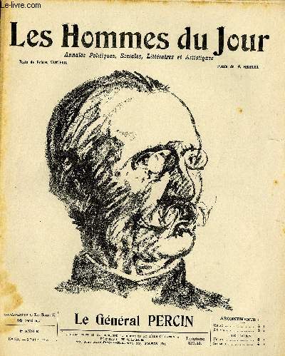 LES HOMMES DU JOUR N 285. LE GENERAL PERCIN.