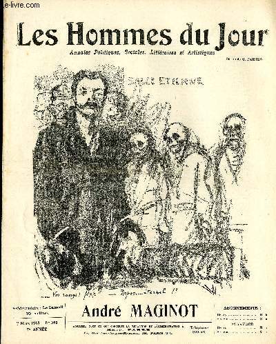 LES HOMMES DU JOUR N 320. ANDRE MAGINOT.