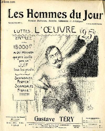 LES HOMMES DU JOUR N 325. GUSTAVE TERY.