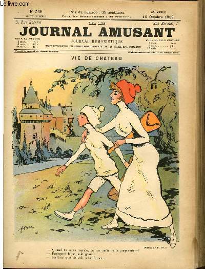 Le journal amusant - nouvelle srie N538. Vie de chateau