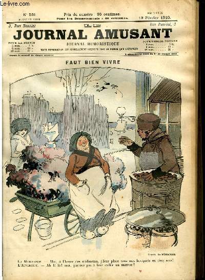 Le journal amusant - nouvelle srie N556. Faut bien vivre