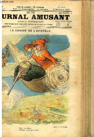 Le journal amusant - nouvelle srie N593. La chasse de l'aviateur