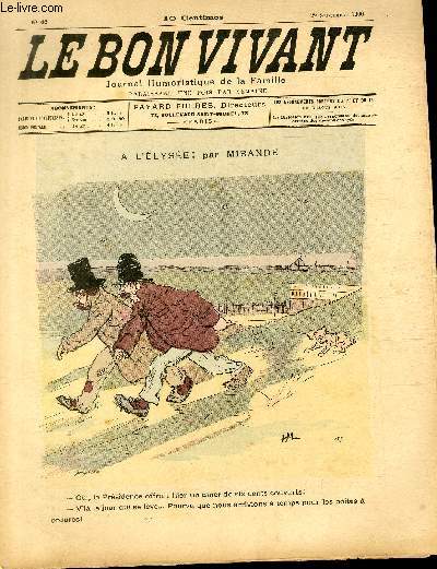 Le bon vivant n46 - A l'Elyse