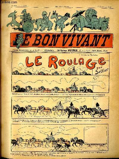 Le bon vivant n208 - Le roulage