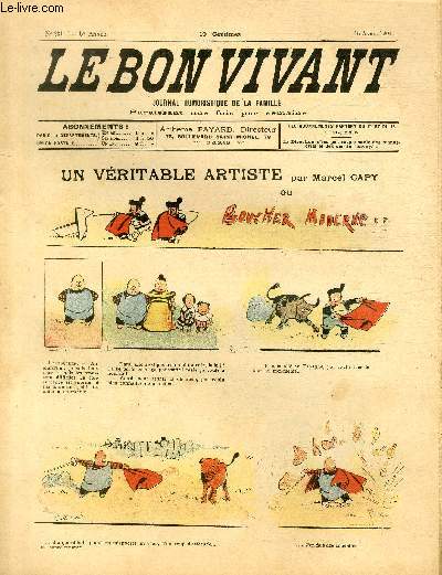 Le bon vivant n231 - Un vritable artiste ou boucher moderne